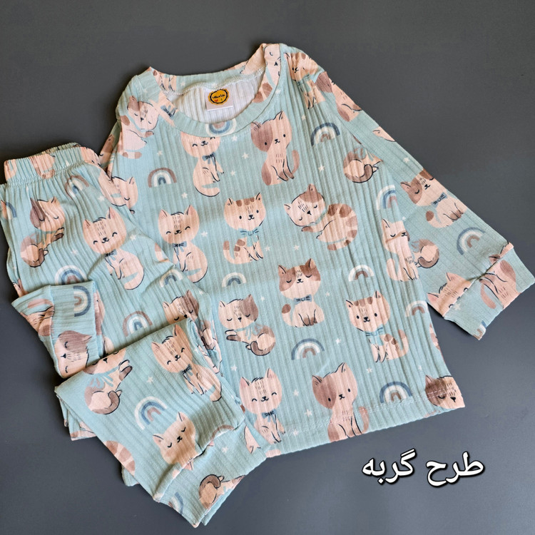 ست لباس خونگی پنبه ریلی